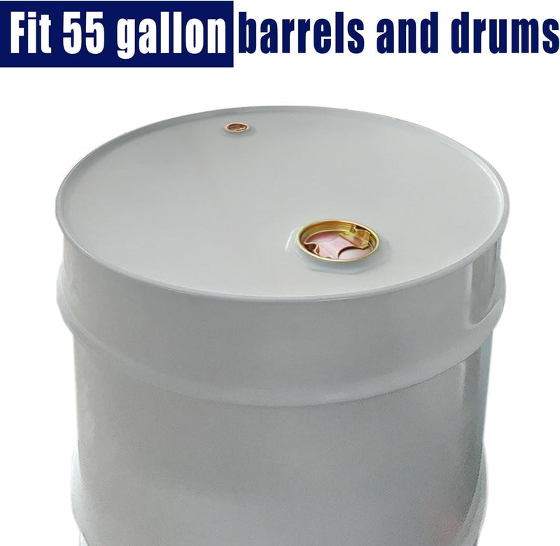 Houya Bung Caps for 55 Gallon Drum, 2 Inch and 3/4 Inch Steel Drum Bung Plug Barrel Bung Caps (8 Pack), Gold - Image 5
